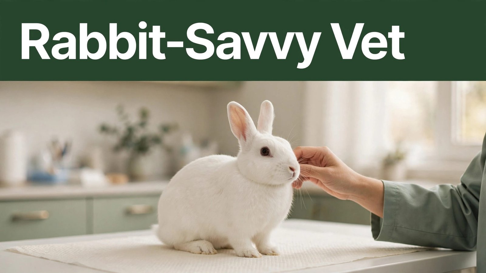 rabbit-savvy veterinarian