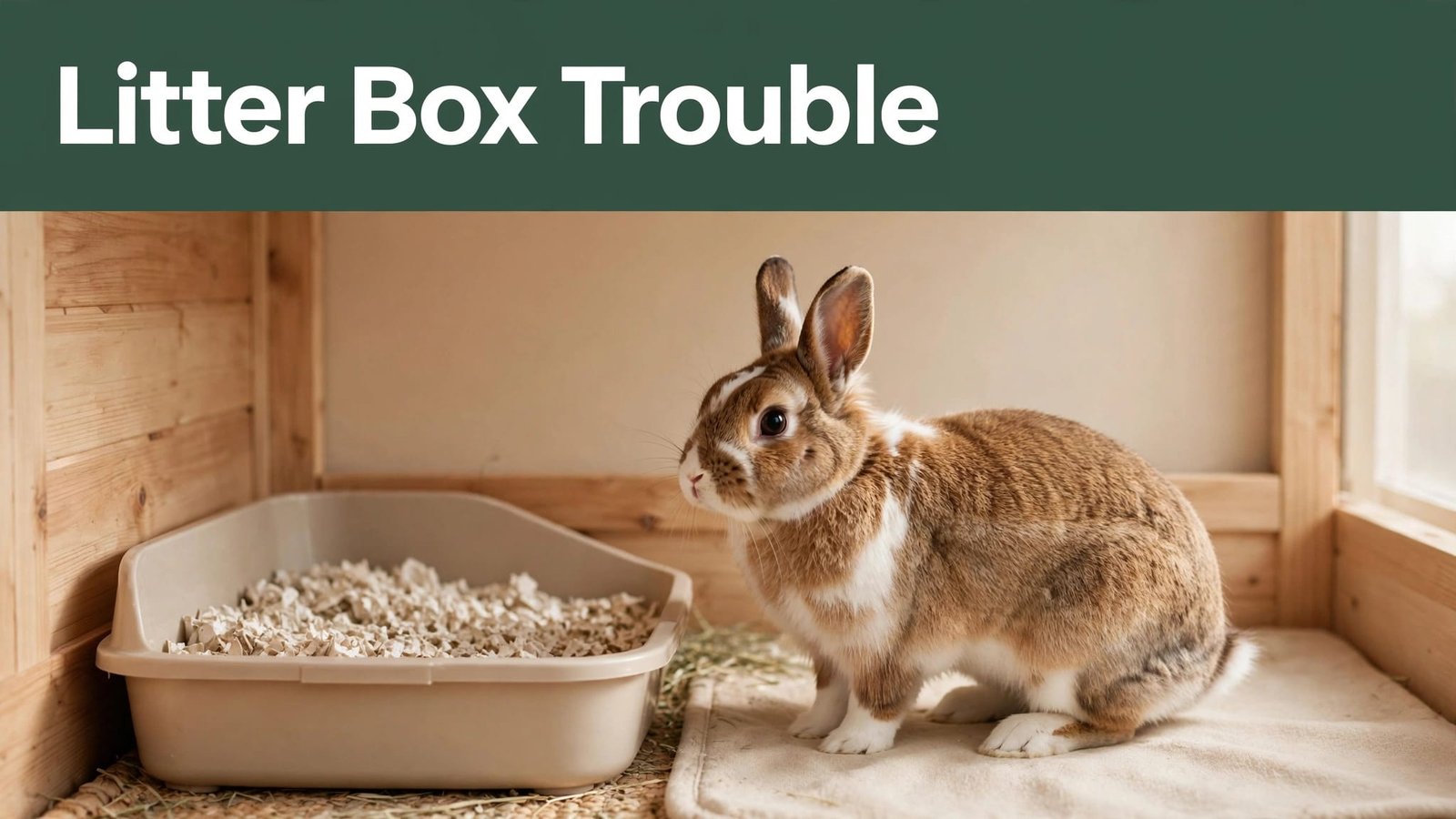 rabbit peeing outside