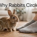 rabbit circling feet