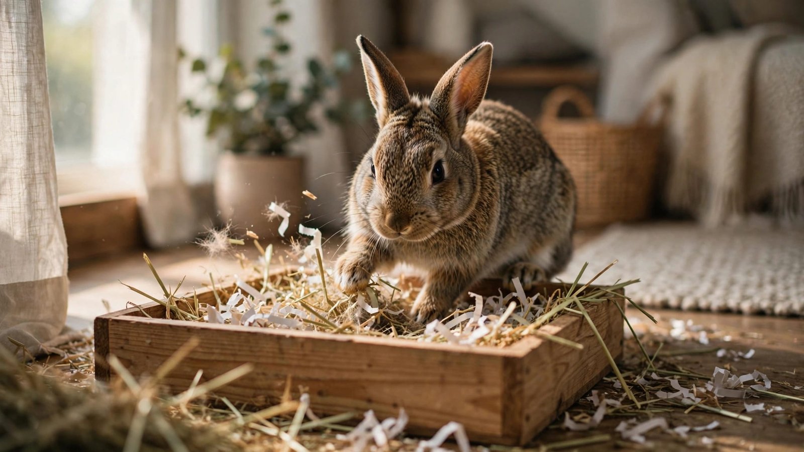 rabbit digging